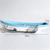 Nordic Vintage Wooden Boat Model Handmade Craft Ship Home Decor Living Room Table Centerpiece Creative Gift Room Decoration