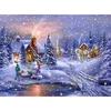 Diamond Embroidery DIY Diamond Painting Winter Landscape Christmas Picture Of Rhinestone Gift