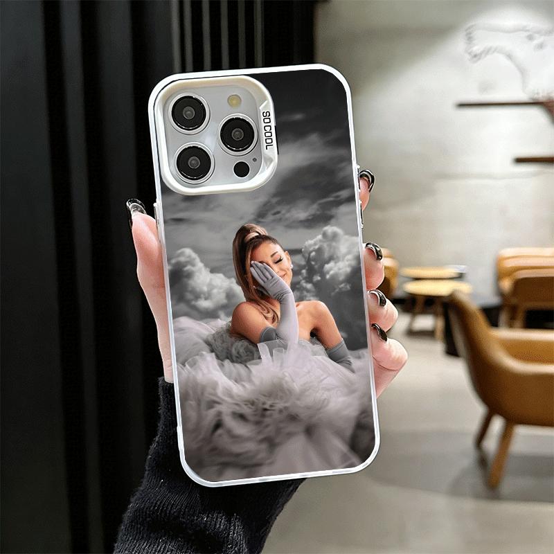 A-Ariana G-Grande Soft Phone Case for iPhone 15 16 17 Pro Max 17Air 16E 14 Plus 13 12 Mini Shockproof Cover Back Shell