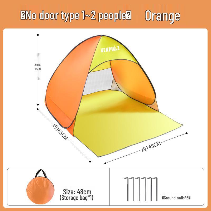 Kids' Quick-Open Beach Tent: Folding, Ultra-Portable Outdoor Camping Gear