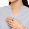 Pandora Классическое Элегантное Серебряное Ожерелье-Ошейник 925 пробы Женское ожерелье Розовое Золото 386240CZ