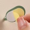 8 PCS White Green Adhesive Hook Iron Robe Hook Durable Coat Hook  Home Supply