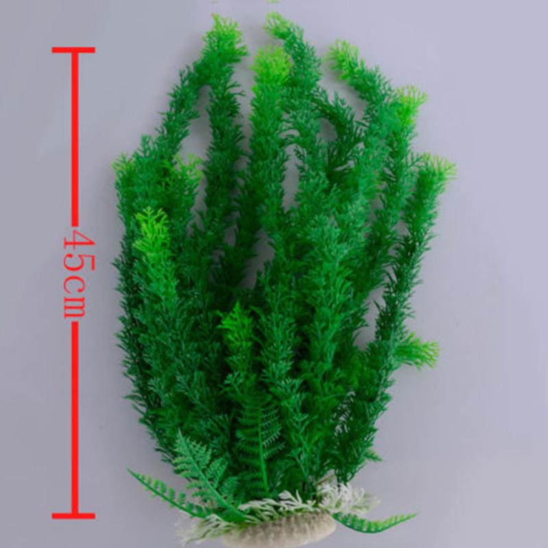 Aquarium Ornament Artificial Grass Fake Water Plant For Fish Tank Decor Water Tank-Aquarium Decoration Parts Artificial Flower