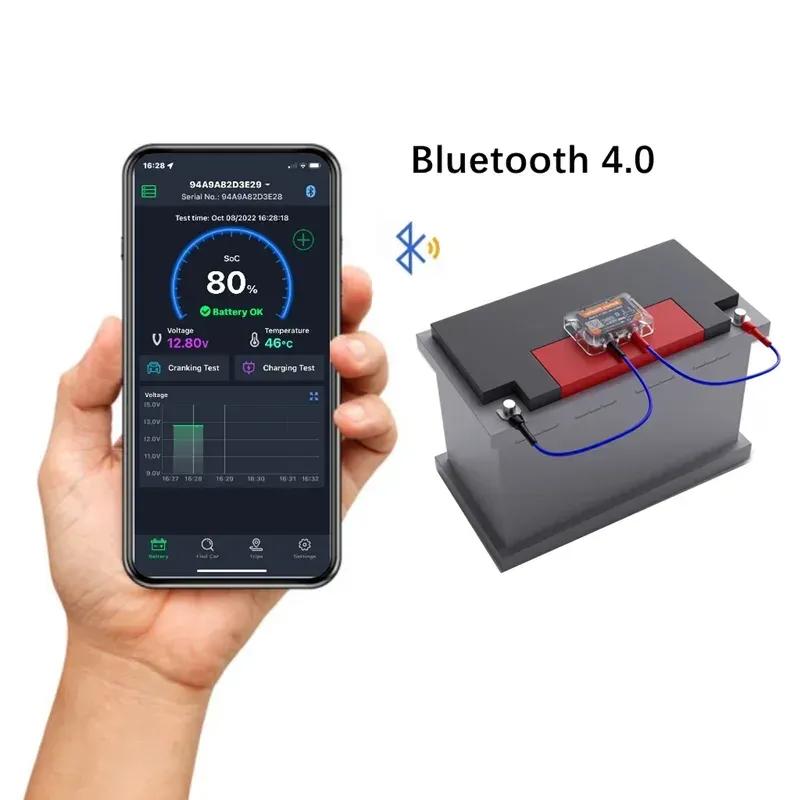 Беспроводной Bluetooth 4.0 12 В аккумуляторный монитор BM6 с приложением для проверки работоспособности автомобильного аккумулятора, тестер аккумулятора для Android IOS