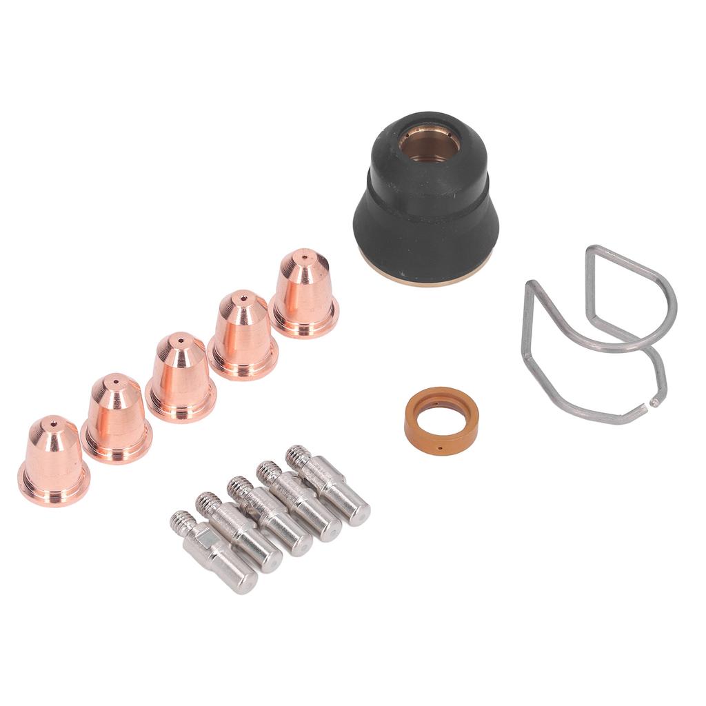 13 шт. Комплект принадлежностей для плазменной резки, расходные материалы, детали, электроды, наконечники сопла, направляющая проставка, газ