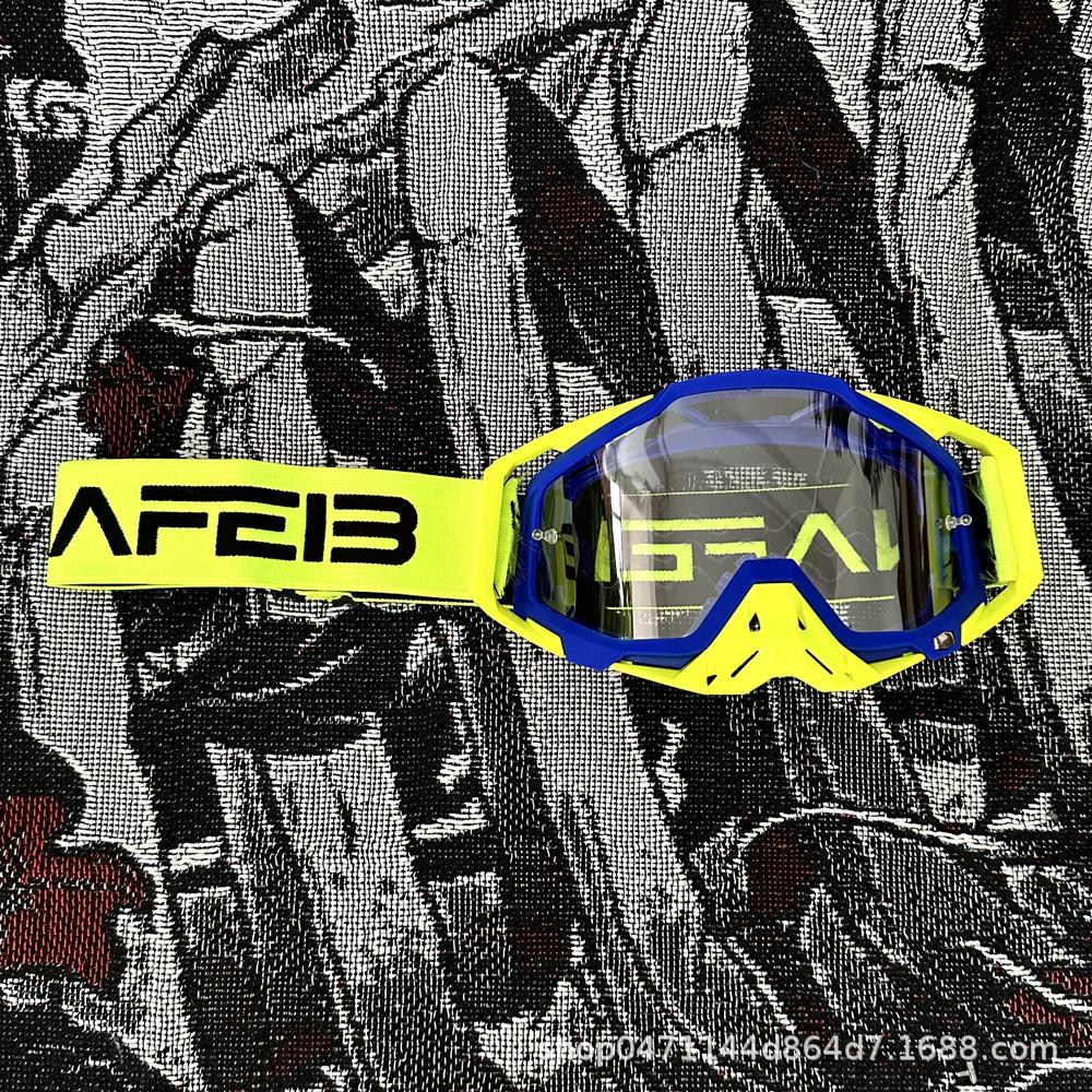 NAFEIB Motorcycle goggles for outdoor sports, off-road, windproof, for men and women riding motorcycles