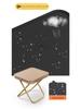 Portable Folding Stool - Compact, Thickened Chair for Outdoor Use, Travel, and Fishing