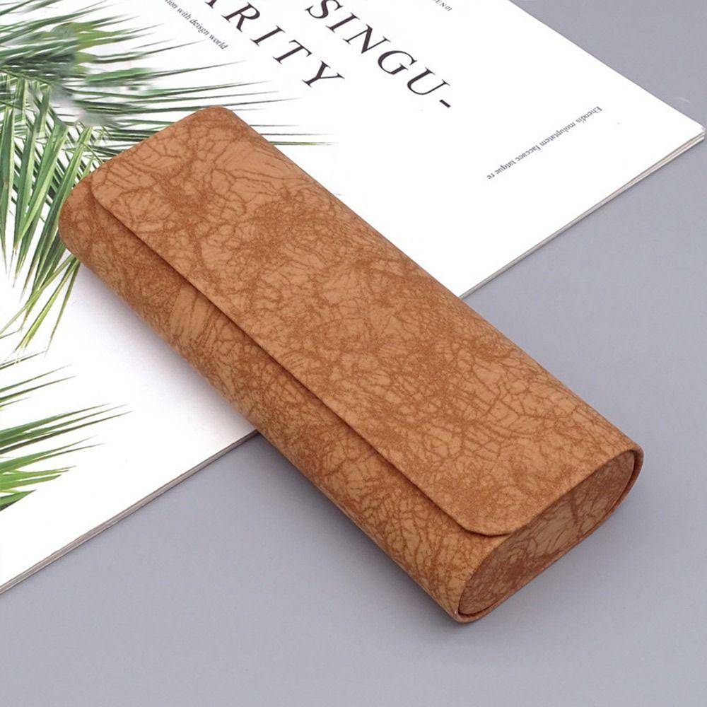Protective Case Glasses Box PU Leather Eyewear Case Portable Glasses Case Men