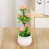 7*15cm Artificial Potted Plant Plastic Seven Star Sun Little Daisy New Simulated Tree Ornaments