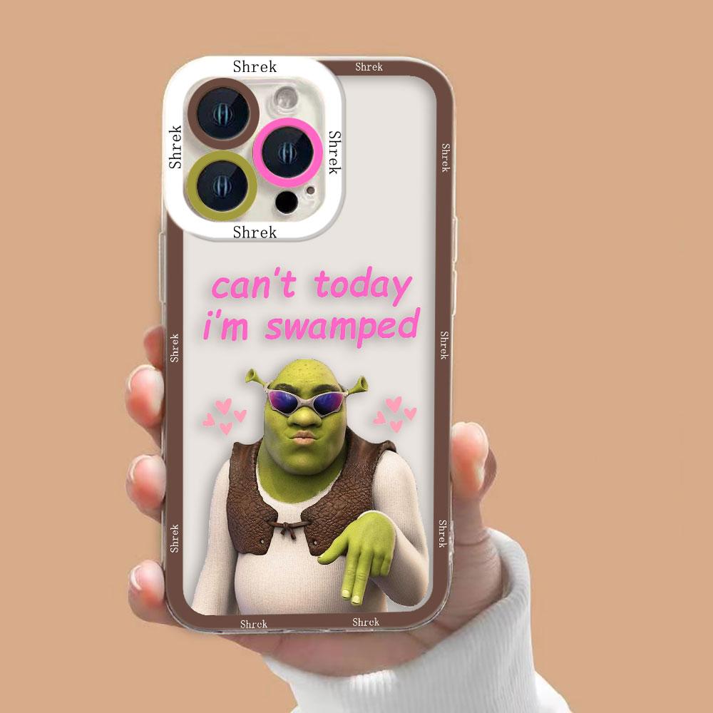 Смешной фильм S-Шрек Прозрачный чехол для телефона Samsung Galaxy S26 S25 S24 S23 S22 S21 S20 FE PLUS ULTRA EDGE Силиконовый чехол Оболочка Capa