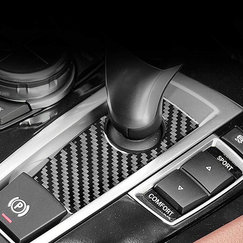 Украшение рамки переключения передач из углеродного волокна для BMW 5 серии GT F07 2010-2017, Стайлинг автомобиля, подъемные кнопки для оконного стекла, крышка