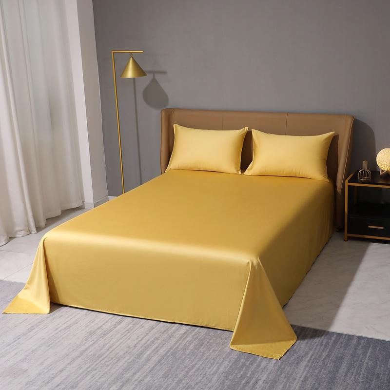 Cotton 3PC 100S Bed Sheet and Pillowcase Set, Bedroom Bedding, Extra Large Double Bed, Fashion Bedding