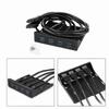 19 Pin 4 Port USB 3.0 HUB Front Panel Bracket Adapter for PC Desktop 3.5" FDD Floppy
