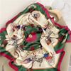 Silk Square Scarf Women Satin Bandana Print Scarves Head Band Fashion Lady Hair Shawl and Wrap Female Neckerchief Hijab