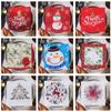 20Pcs/Lot Christmas Series Printed Paper Disposable Dinner Table Napkin Tissues Xmas Happy New Year Party Decoration