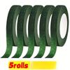 1/5/10 рулонов зеленой самоклеящейся бумажной ленты для упаковки букетов цветов своими руками, декора свадебных вечеринок и флористики
