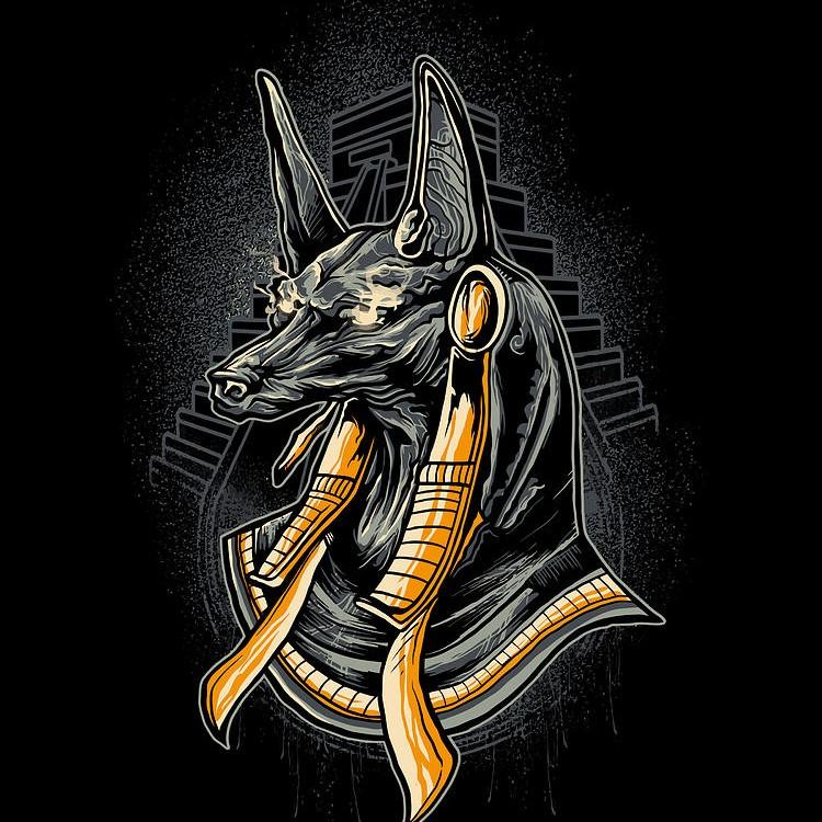 Necklace Anubis God Death Amulet Talisman Pendant Ancient Egypt Egyptian Symbol Eternal Life protect guardian Dead