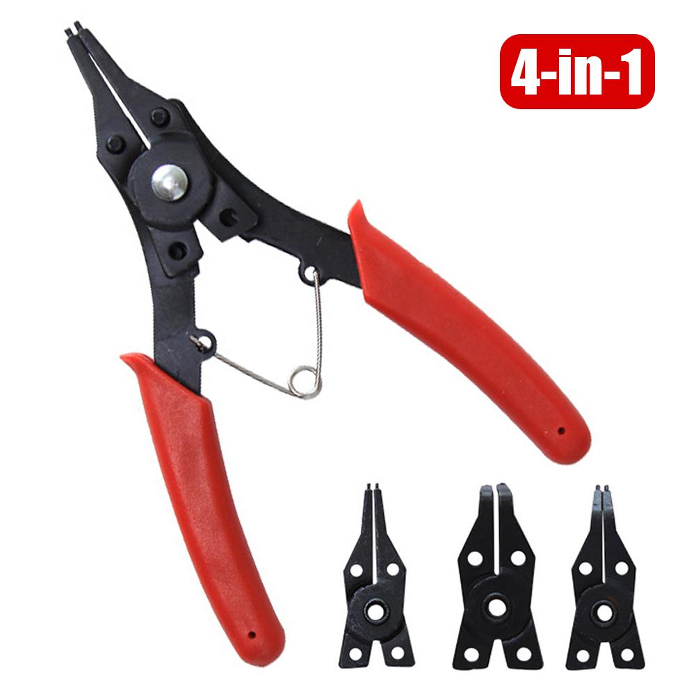 4 в 1 многофункциональный многофункциональный обжимной съемный набор плоскогубцев для стопорных колец плоскогубцы для стопорных колец набор ручных инструментов