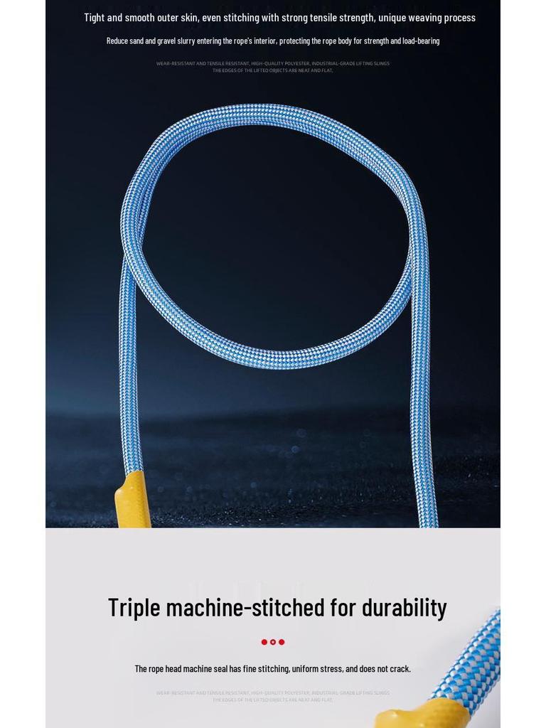 Safety Extension Rope with Hooks for High-Altitude Outdoor Work