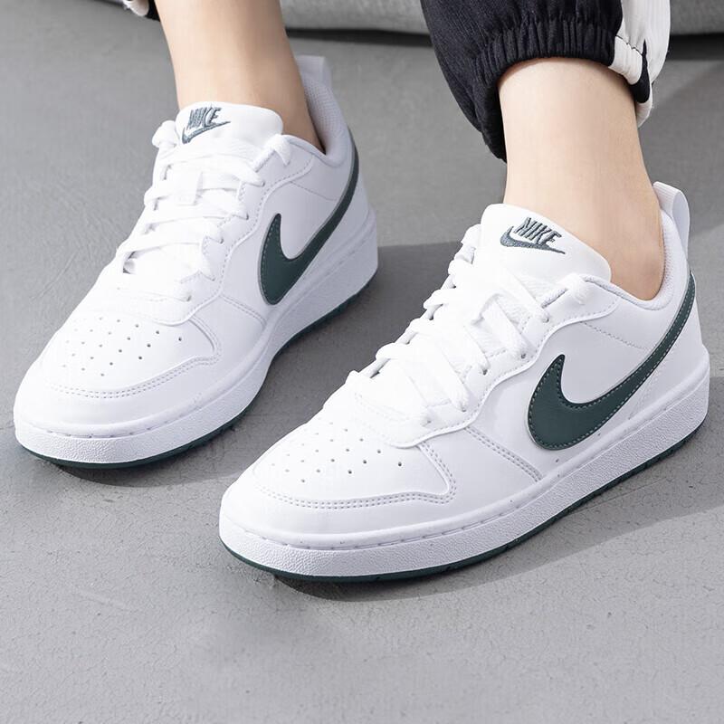 Nike Court Borough Low Recraft GS White Vintage Green Kids Sneakers DV5456-122