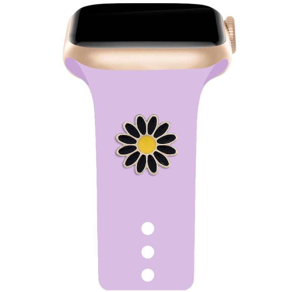 Flower Decorative Ring Brooch Wristbelt Charms Creative Watch Band Ornament  Strap Accessories