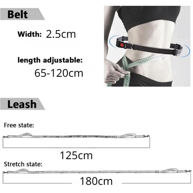 Прочный эластичный нейлоновый поводок для собак для бега и ходьбы. Поводок для домашних животных с удобной ручкой, идеально подходит для активных собак и их владельцев.