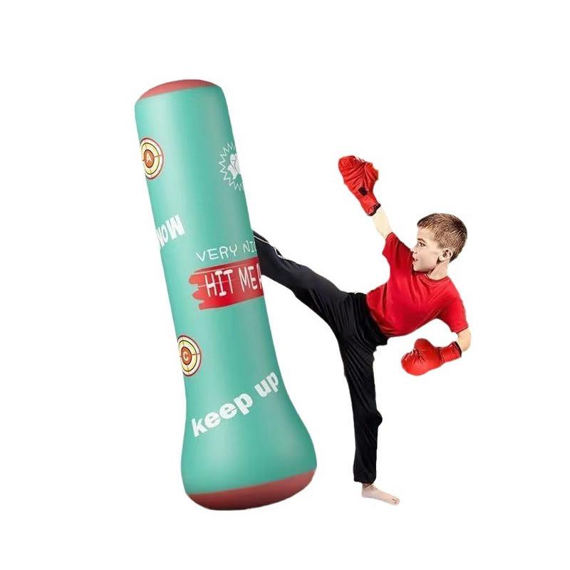 Боксерский мешок для бокса Боксерский муай-тай Надувной боксерский мешок Тренировочный стенд для снятия давления Тренировочный тренажер для фитнеса