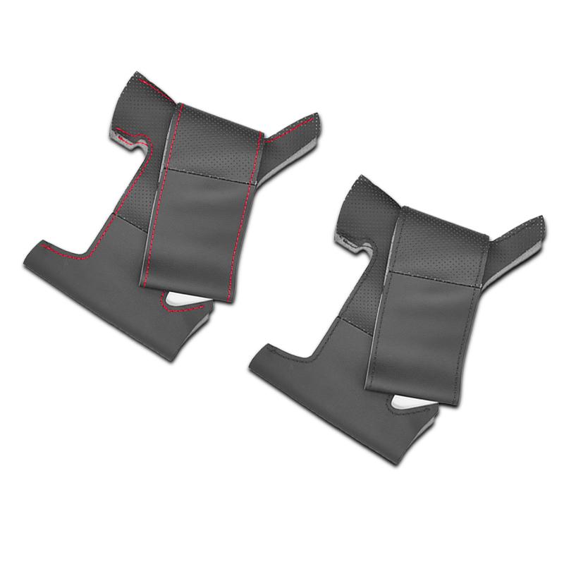 Hand-stitched Car-styling Steering Wheel Leather Cover For VW Caddy 2003 2004 2005 2006 Caravelle 2003-2009 Transporter T5