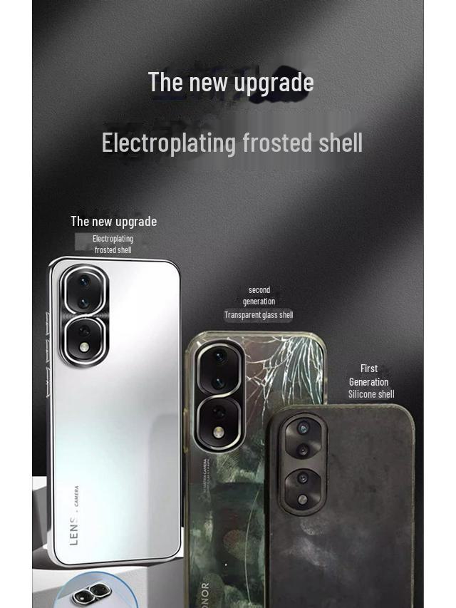 Защитный чехол для мобильного телефона Honor 80 Pro, гальванический матовый чехол Honor 200/90/70/100 Pro, все включено.