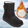 Женские утепленные водонепроницаемые зимние ботинки, зимние ботинки из хлопка до щиколотки, нескользящие короткие ботинки, удобная теплая обувь