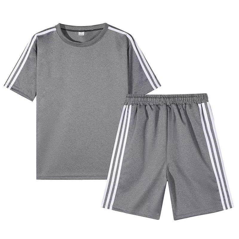 Unisex Summer Quick-Dry Sports Short & T-Shirt Set