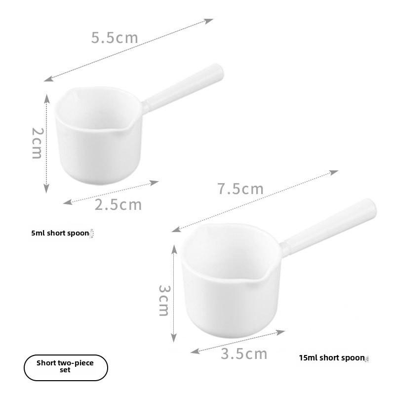 Набор из 2-х предметов: кофейная ложка из нержавеющей стали с длинной ручкой, мерная ложка, столовая ложка для молока, фруктового порошка, сахара, муки