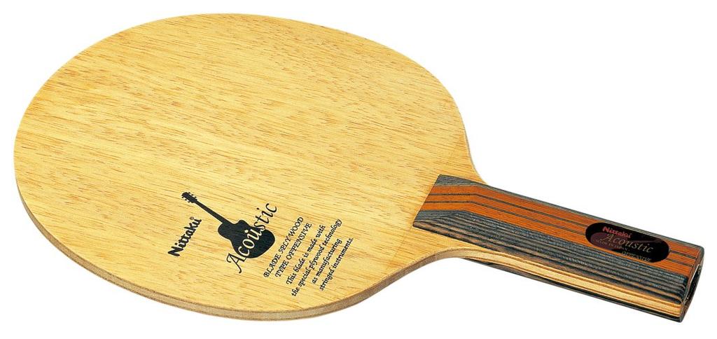 Ракетка для настольного тенниса Nittaku акустическая Shakehand Attack 5 шт. фанера прямая NE-6759