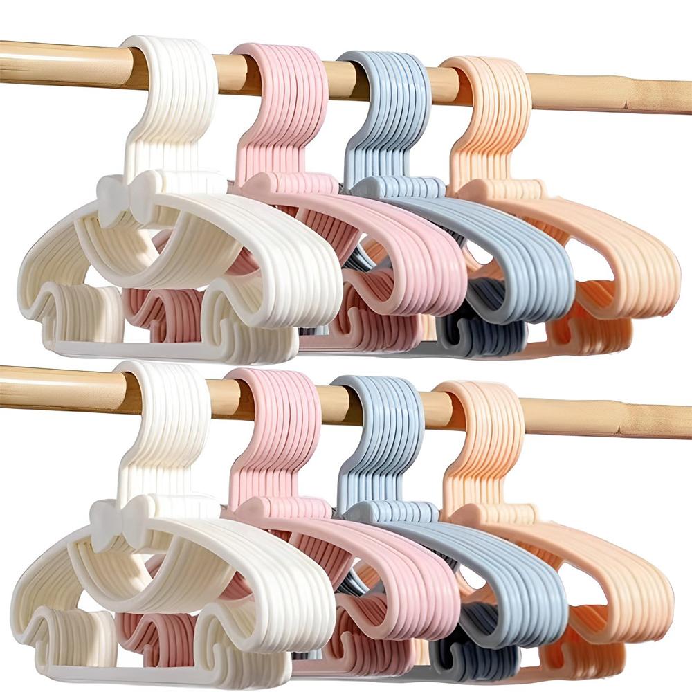 4/10 шт. детская вешалка для одежды органайзер для детской одежды вешалки для показа пластиковая детская ветрозащитная вешалка для пальто в шкафу для хранения