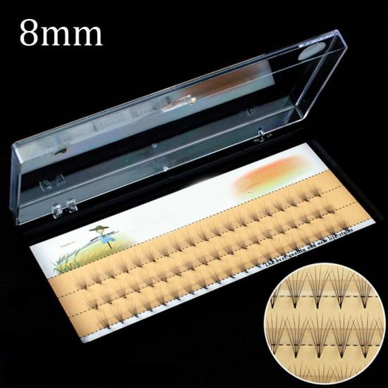 57 шт. отдельных НАКЛАДНЫХ ресниц 8 10 12 мм черные ресницы для наращивания