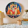 Metal Shrinathji Single Wall Plate 10 Inch with Stand | Wall Arts For Home Decoration, Living Room, Bedroom, Office Decor