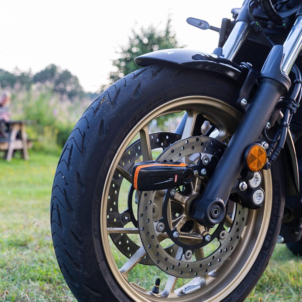 ABUS Motorcycle Disc Lock Sonic Red Detecto7000RS1