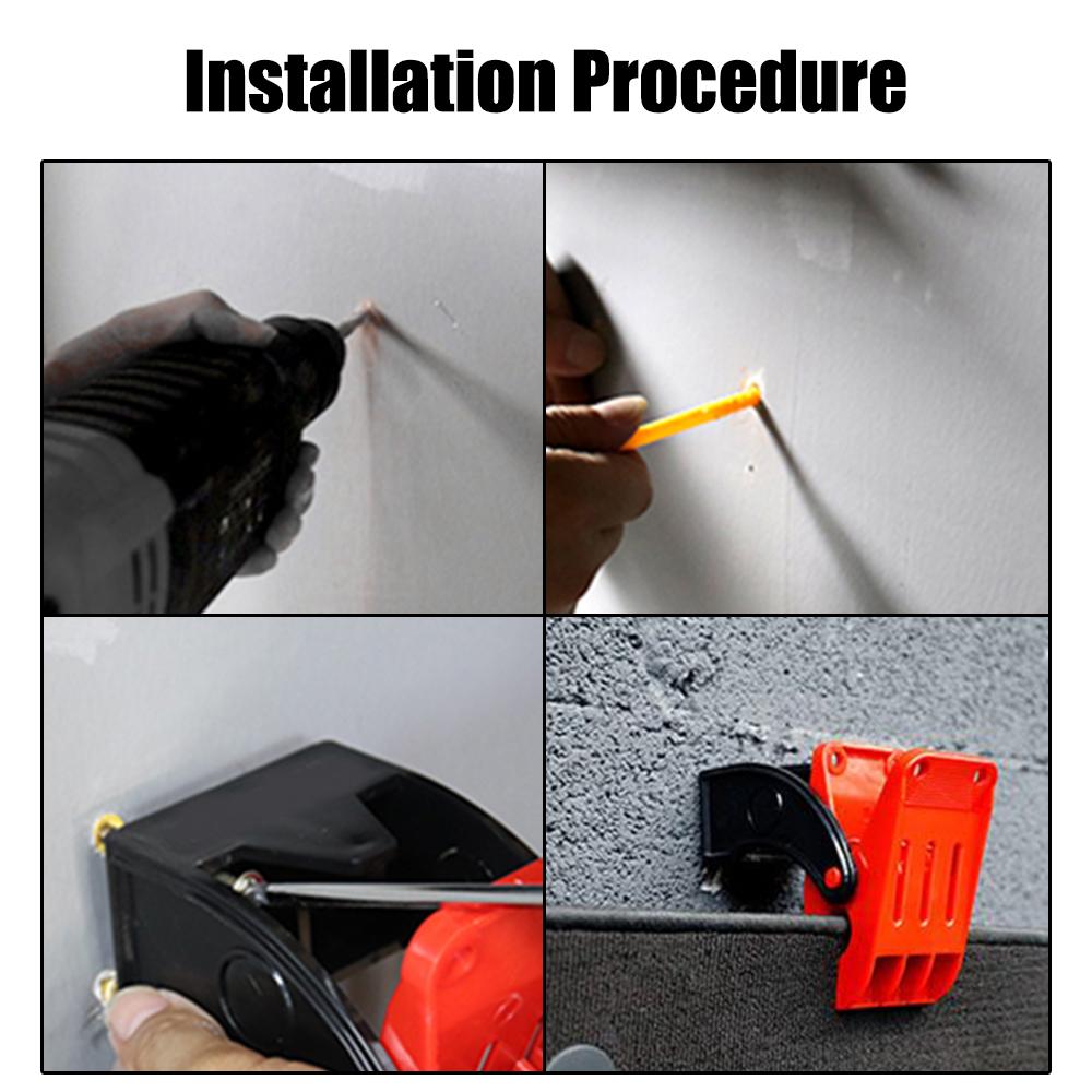 Car Accessories Cleaning Hooks Waterproof Car Cleaning Floor Mat Clips Multifunctional Yoga Mat Clip Tools 4Pcs