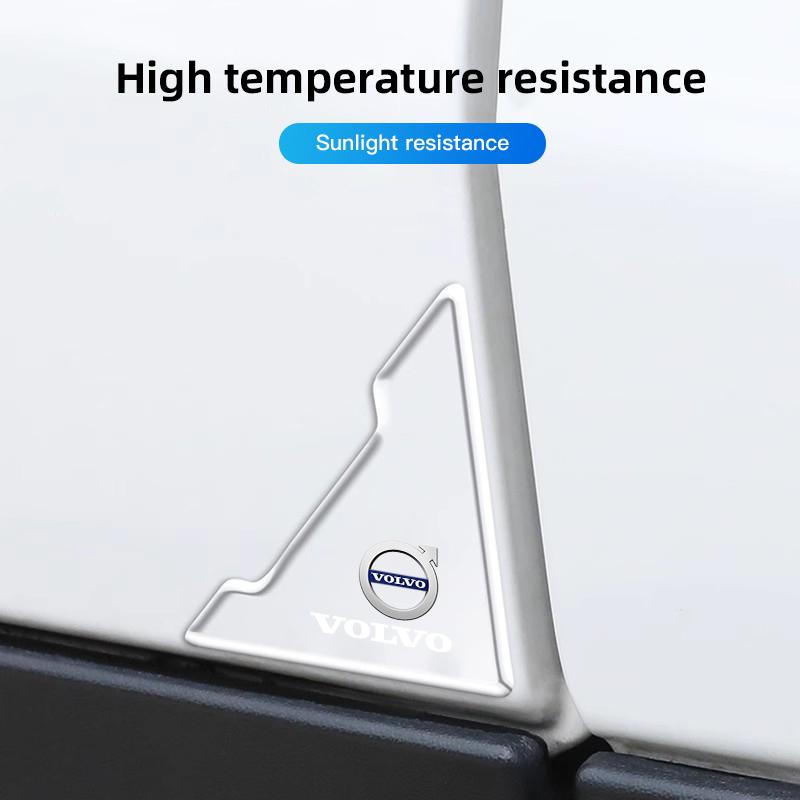 2/4Pcs Car Door Corner Protection Sticker Dash-proof Buffer Decals For Volvo XC90 V90 V60 XC60 V40 EC40 EX40 S80 S60 S90 C40 XC4