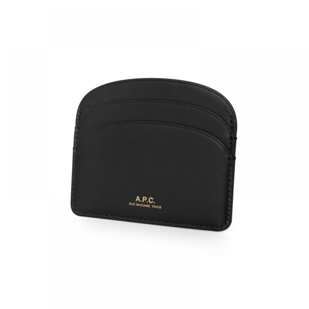 A.p.c. Кошелек-визитница Demi Lune (Полумесяц) Pxawv F63270 Lzz Noir
