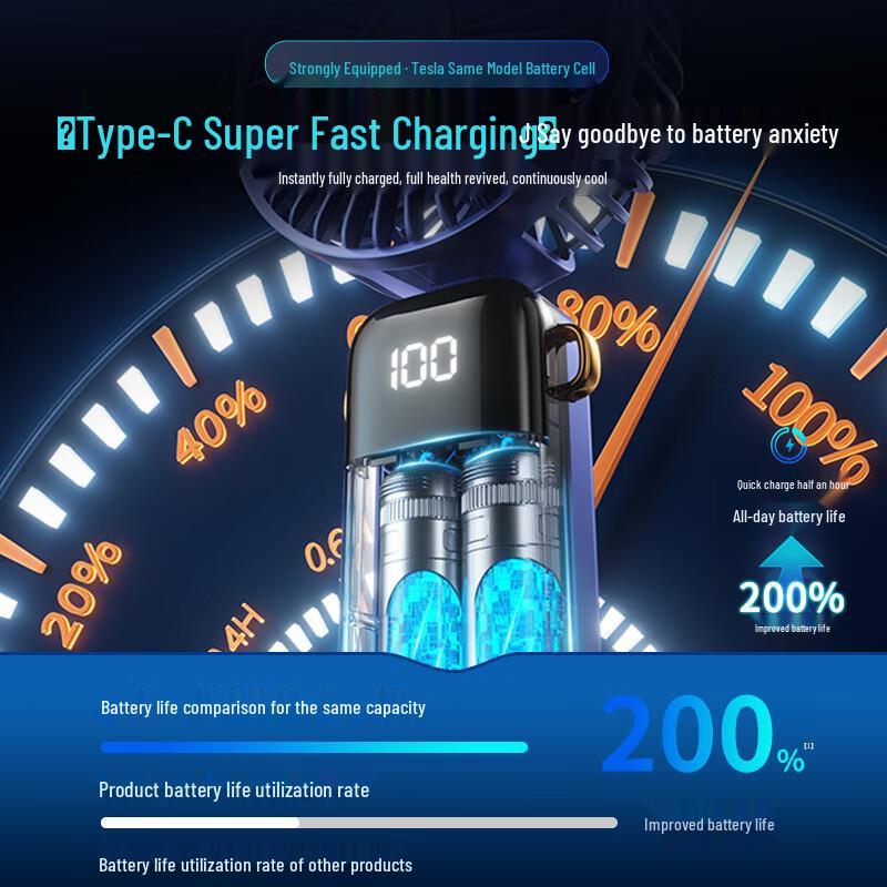 Yueke Portable USB Rechargeable Fan