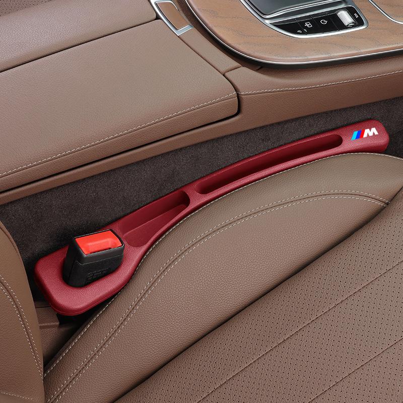BBKM7 2pcs Car Seat Gap Storage Box Cup Holder Decoration Supplies For BMW E90 E60 E46 E39 F30 F10 E87 X3 X4 X5 X1 G30 G20 Accessories