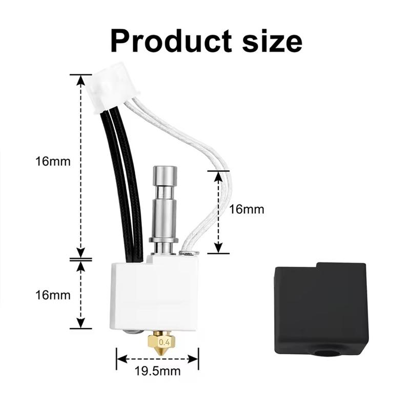 Запчасти для 3D-принтера для Anycubic Kobra S1 Hotend Kobra S1 Combo Комплект горячего конца для Anycubic Kobra S1C Сопло Головка для печати Аксессуары