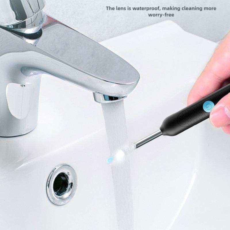 Беспроводная Wi-Fi Камера-отоскоп для чистки ушей, Светящийся очиститель ушной серы, Инструмент для осмотра зубов и полости рта, Инструмент для ухода за здоровьем