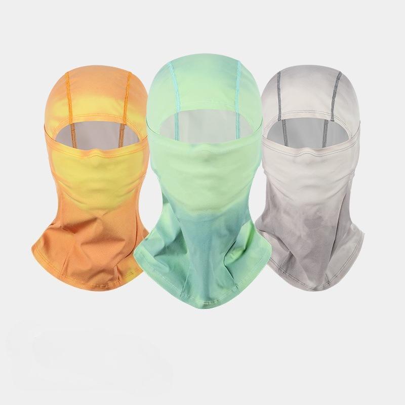 Winter cycling warm mask breathing discoloration hood skiing velvet thickened windproof and cold thermal induction mask