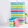 Sponge Brush Pot Dish Cleaning Dishwashing Color Small Wave Scouring Cloth Mop Sponge Kitchen Spong Mop AVE