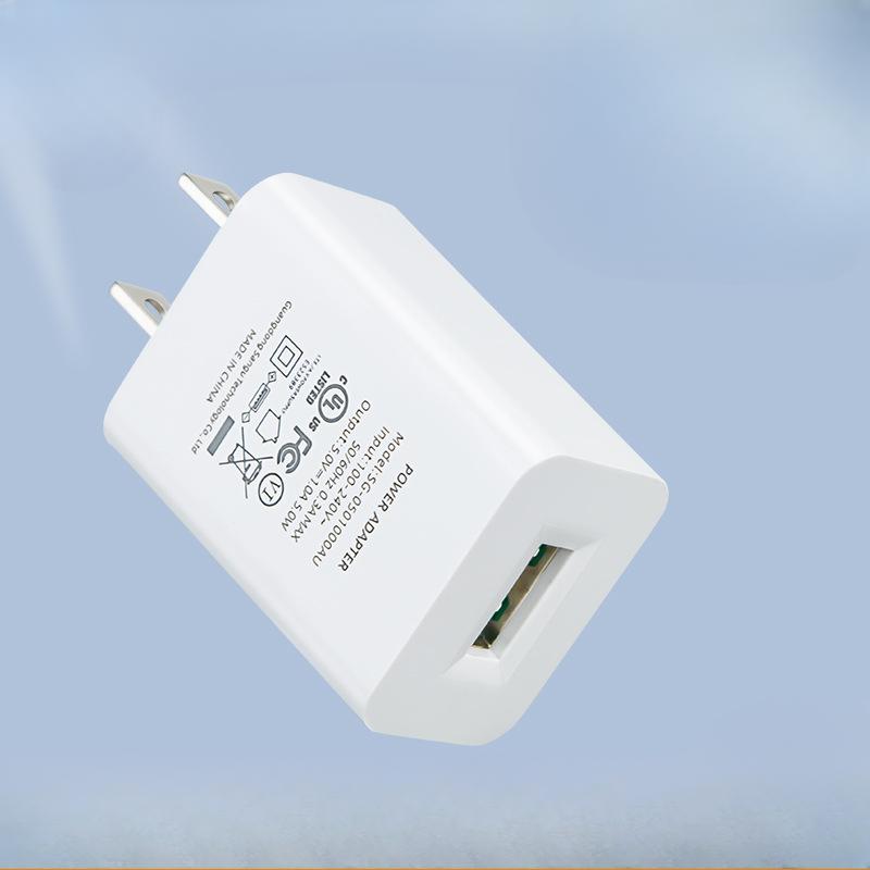 Новый адаптер 5 В 1 А, соответствующий требованиям США, сертифицированный UL, сертифицированный FCC, зарядное устройство Mini USB First Choice мощностью 5 Вт