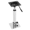 Boat Seat Pedestal Base Mount Kit Stainless Steel Adjustable 400 500mm Thread Rotatable for Yachts Ships Pontoon Bridge