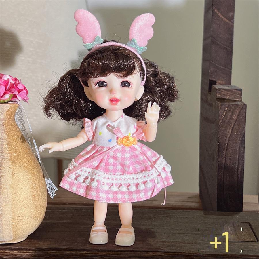 8-дюймовый комплект одежды и макияжа для куклы BJD Princess — идеальный подарок на день рождения для девочек