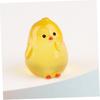 OATIPHO 15 штук Светящийся маленький толстый цыпленок цыпленок Мини цыпленок Светящиеся маленькие цыплята Кукольный цыпленок Моховой пейзаж цыпленок издание Пасха